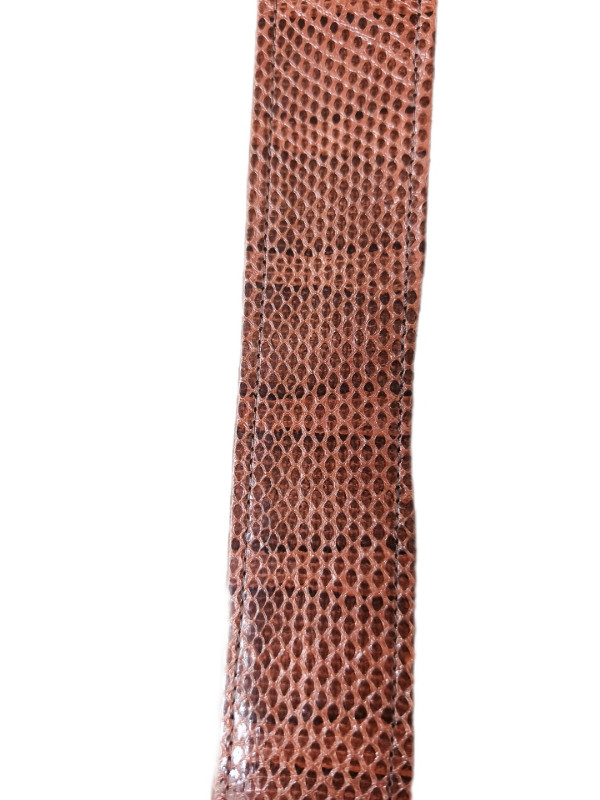 Φίδινη ζώνη απο νερόφιδο σε πορτοκαλί/ταμπά