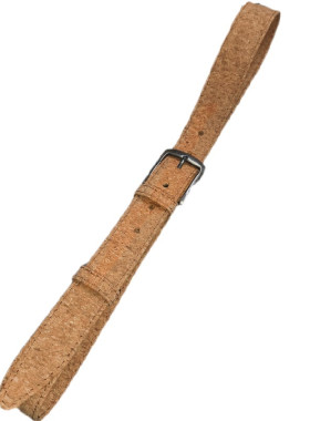 Vegan ζώνη απο φελλό σε χρωμα μπεζ (cork belt)