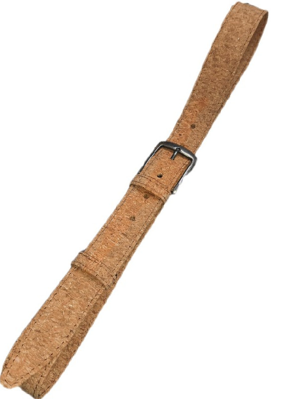 Vegan ζώνη απο φελλό σε χρωμα μπεζ (cork belt)