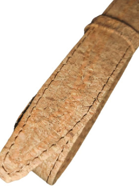 Vegan ζώνη απο φελλό σε χρωμα μπεζ (cork belt)