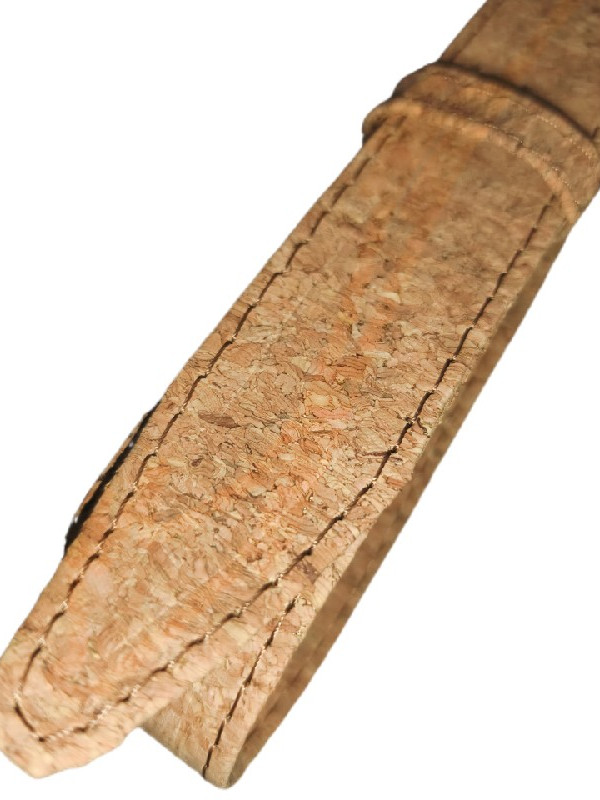 Vegan ζώνη απο φελλό σε χρωμα μπεζ (cork belt)