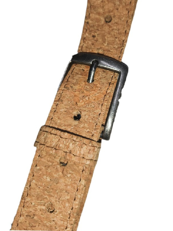 Vegan ζώνη απο φελλό σε χρωμα μπεζ (cork belt)