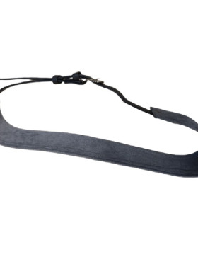 Γκρί καστορ με μαύρο λουράκι δερμάτινη ζώνη