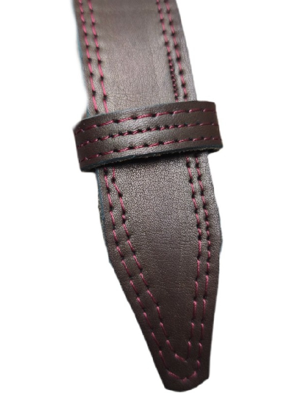 Καφέ σοκολά δερμάτινη ζώνη