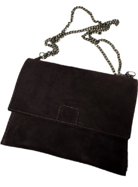 Καφέ καστορ τσαντάκι με απλό καπάκι