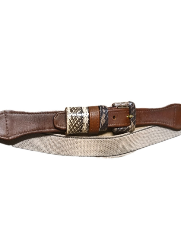 Ταμπά δερμάτινη ζωνη + λάστιχο