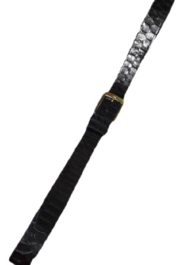 Φίδινη ζώνη από νερόφιδο σε χρώμα μαύρο