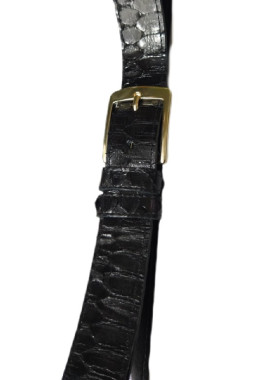 Φίδινη ζώνη από νερόφιδο σε χρώμα μαύρο