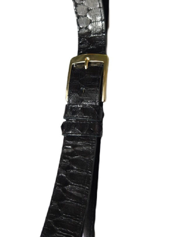 Φίδινη ζώνη από νερόφιδο σε χρώμα μαύρο