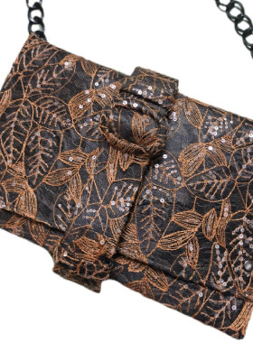 Τσάντα φάκελος από δέρμα και δανδέλα + ίδια ζώνη